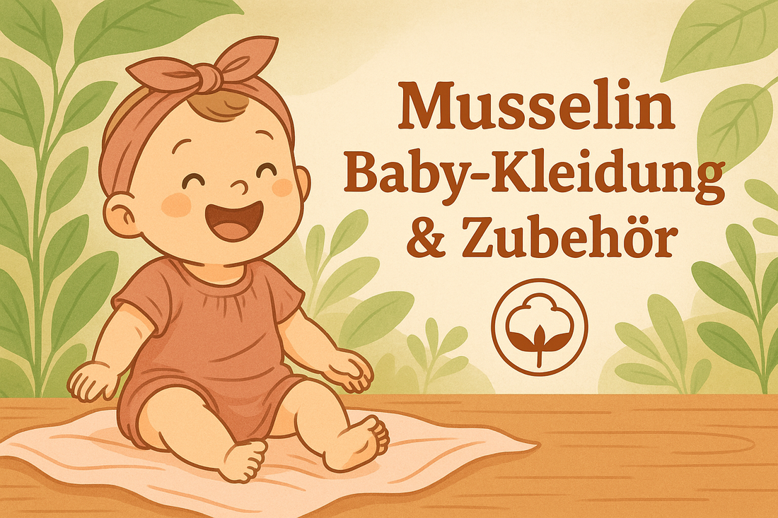 Musselin Baby & Kind: Der Stoff, der Weichheit neu definiert -Kleid für Mädchen, Decken & mehr.