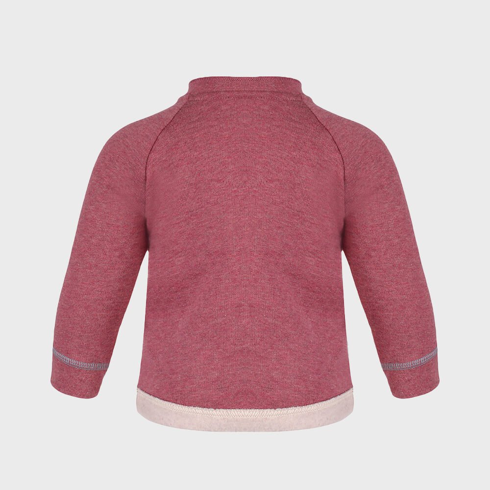 OrganicEra Bio-Baby-Sweatshirt, Bordeaux