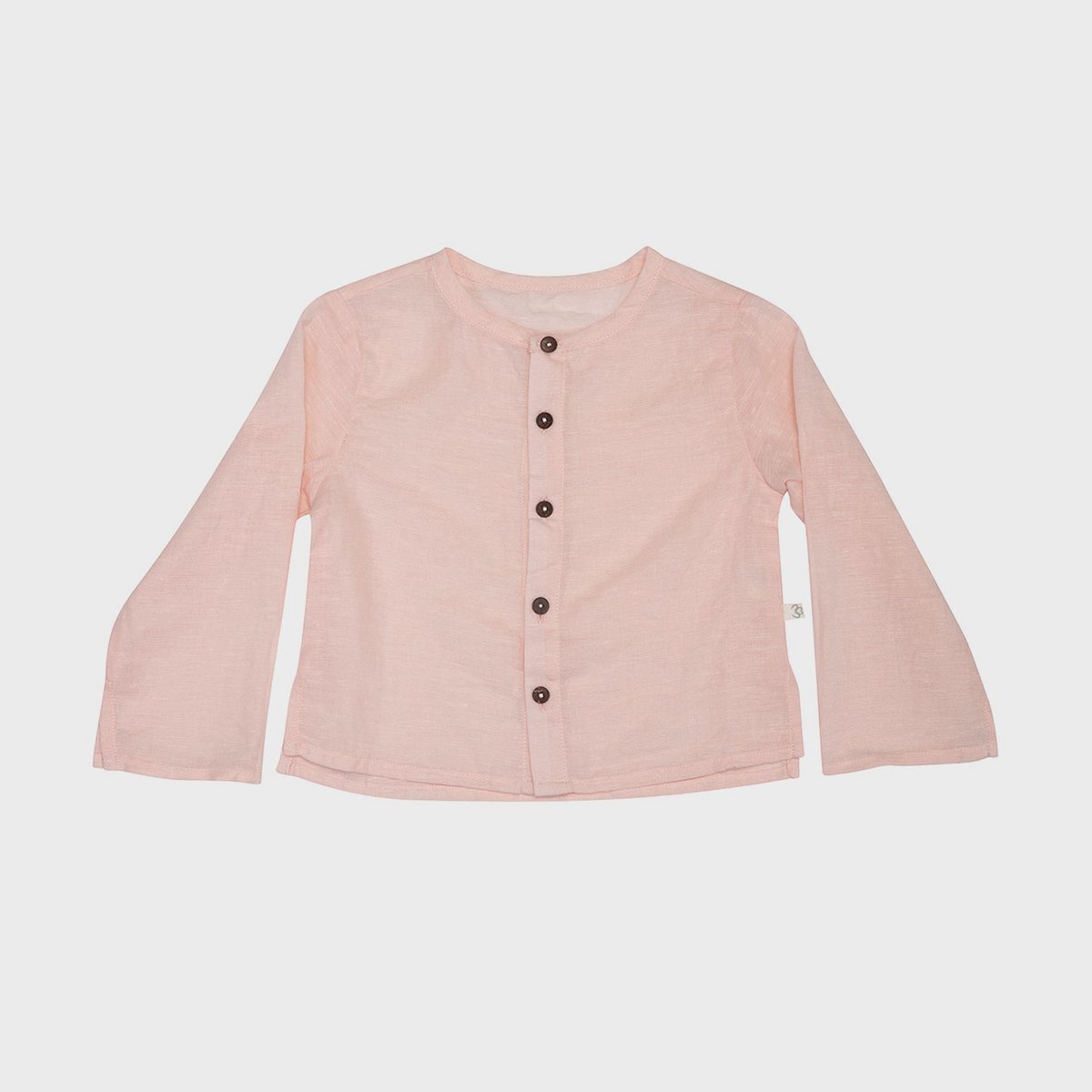 Bio Hanf-Baumwoll Babyjacke in Rose, weich und atmungsaktiv für Babyhaut.