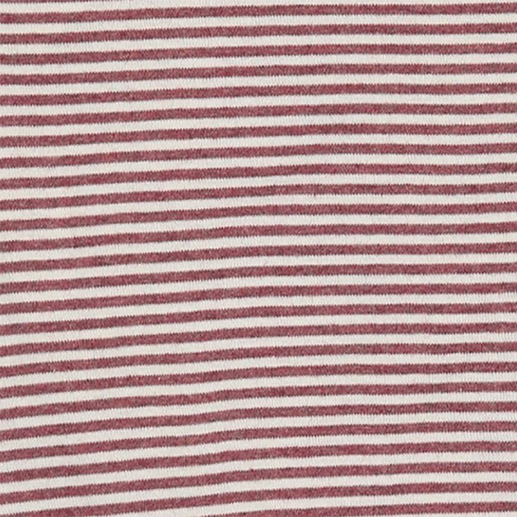 OrganicEra Bio-Babyhose mit Gummizug, Bordeaux gestreift