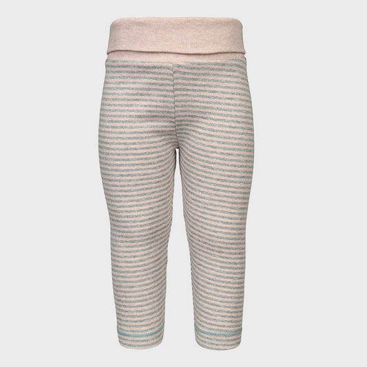 OrganicEra Bio-Baby-Leggings, rosa gestreift