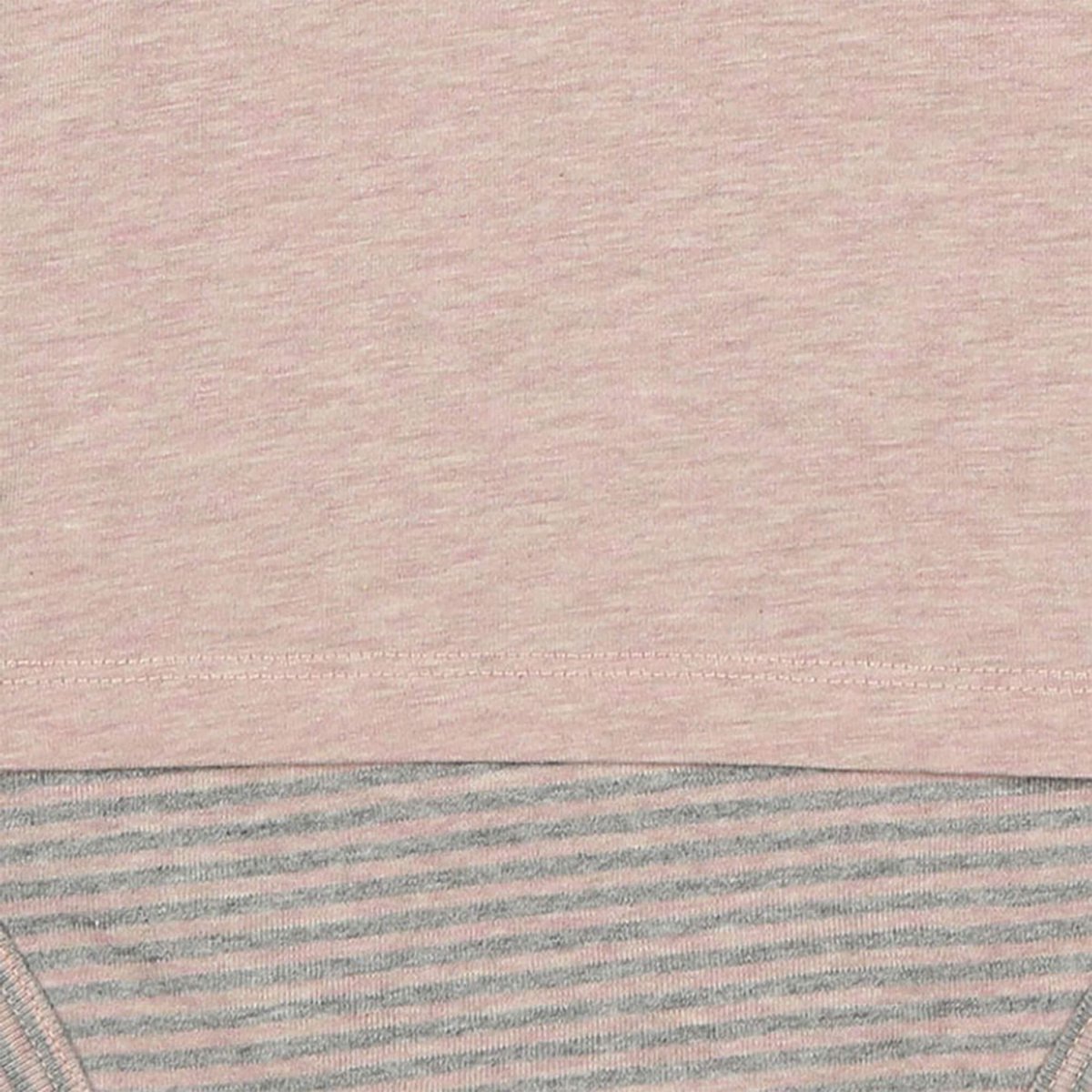 Bio Baby Kurzarm T-Shirt Body Rosa – Bio-Baumwolle Jersey – Detailansicht 3