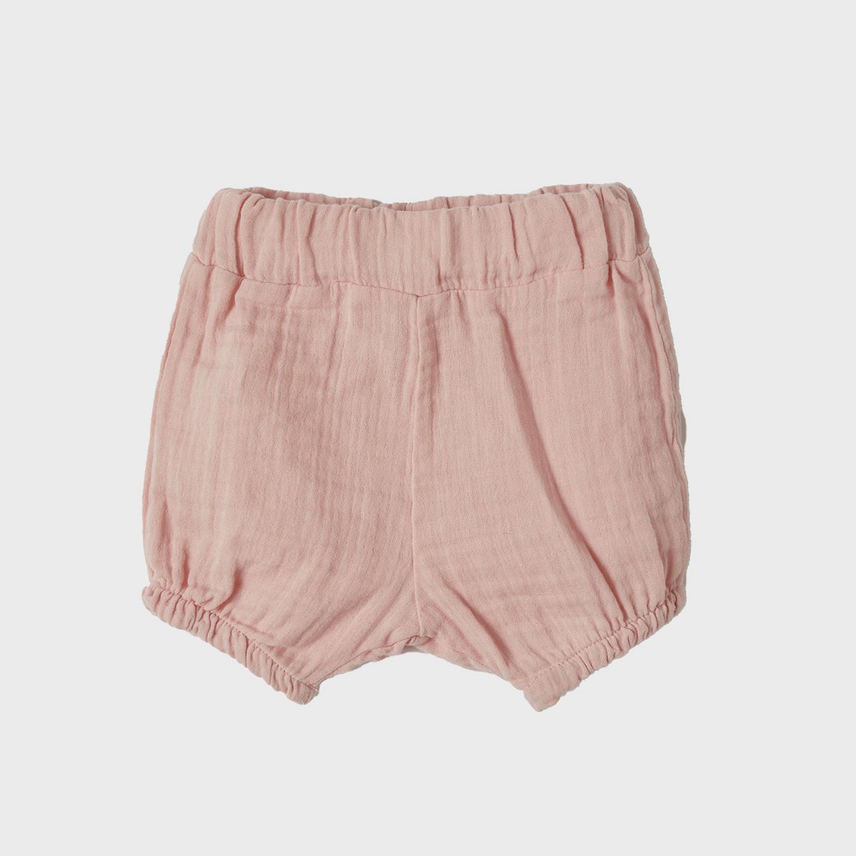 Bio Musselin Baby Bloomer Shorts Rosa – Windelshorts aus Bio-Baumwolle – Detailansicht 2