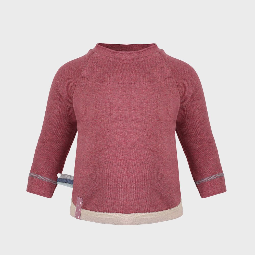 OrganicEra Bio-Baby-Sweatshirt, Bordeaux