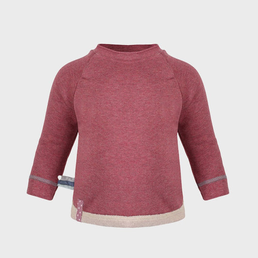 OrganicEra Bio-Baby-Sweatshirt, Bordeaux