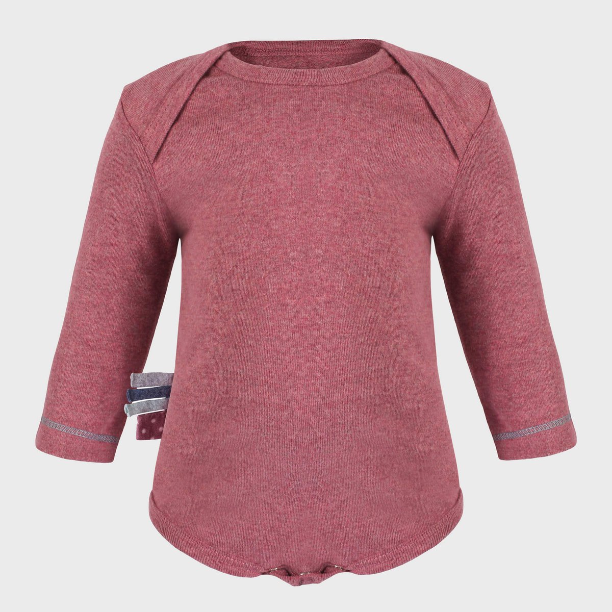 OrganicEra Bio-Baby-L/S-Body, Bordeaux