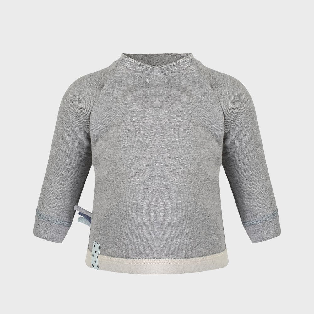 OrganicEra Bio-Baby-Sweatshirt, Grau