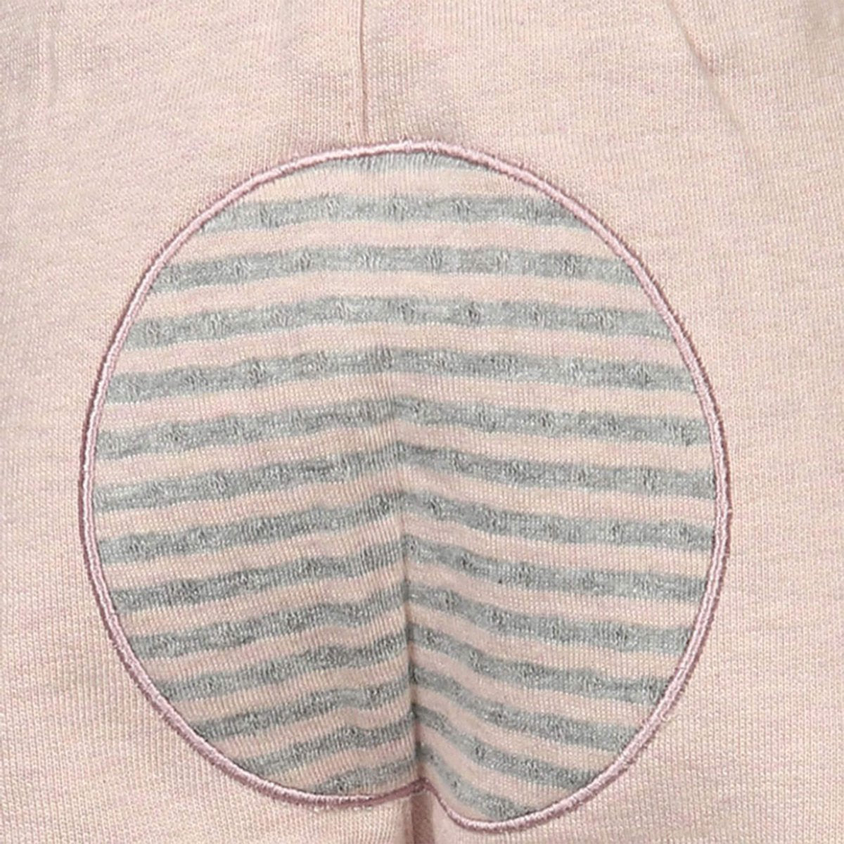 Bio Baby Jogginghose Rose – Bio-Baumwolle mit Komfort-Bund – Detailansicht 4