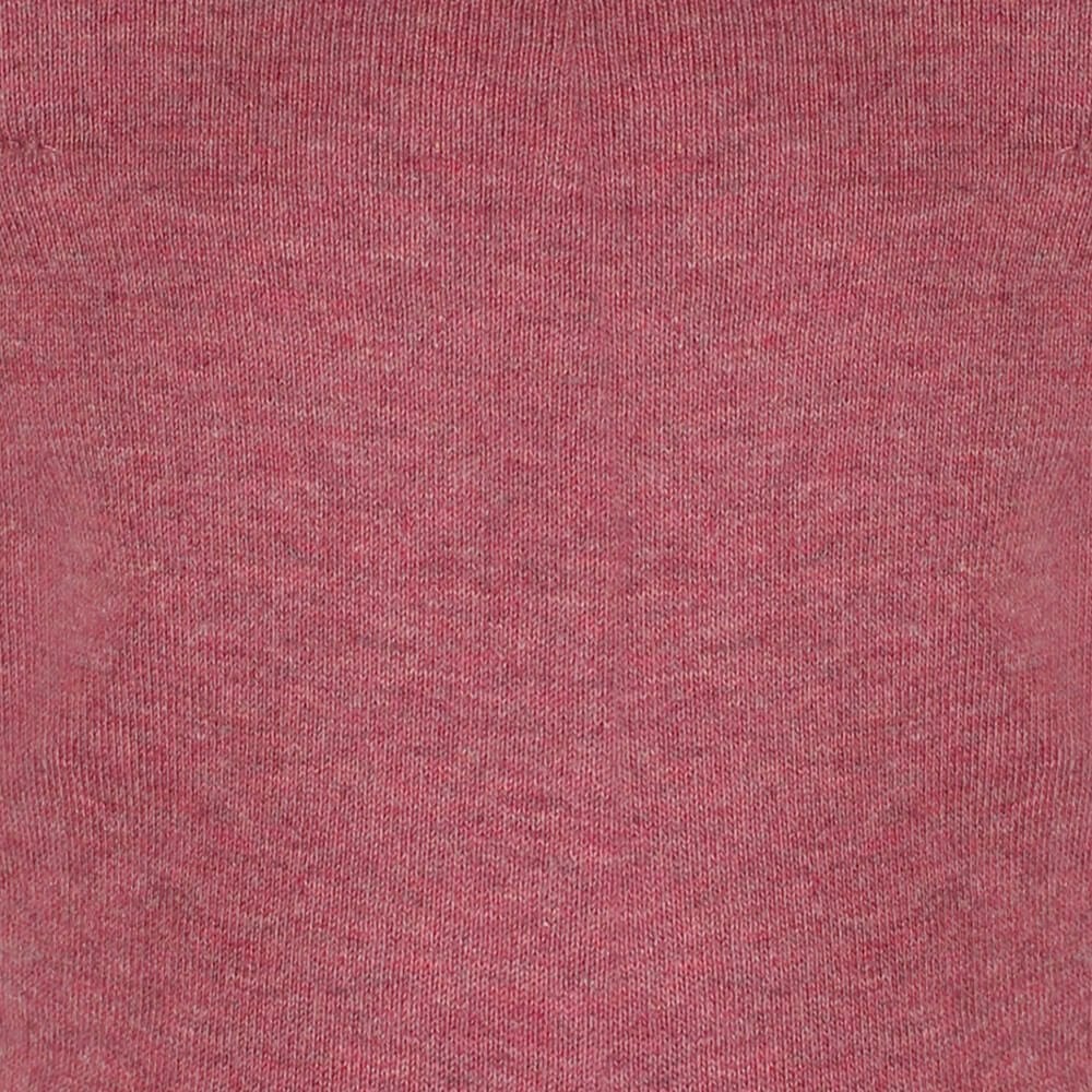 Bio Baby Sweatshirt Bordeaux Melange aus Bio-Baumwolle – Detailansicht 3