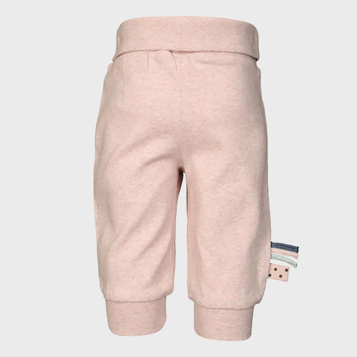 Bio Babyhose Rose Melange mit Komfortbund – Detailansicht 2