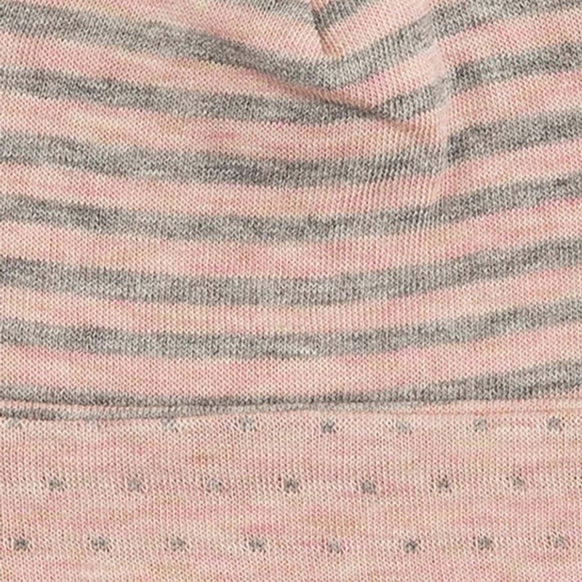 Bio Babymütze Rosa Reversibel – 100% Bio Baumwolle – Detailansicht 3