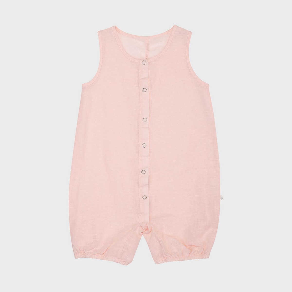 Bio Baby Strampler aus Hanf Baumwolle in Rosé.