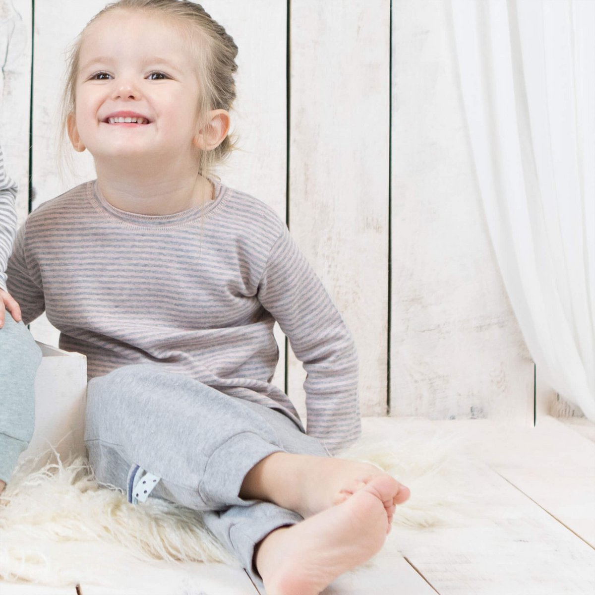 OrganicEra Bio-Baby-Jogginghose, Grau