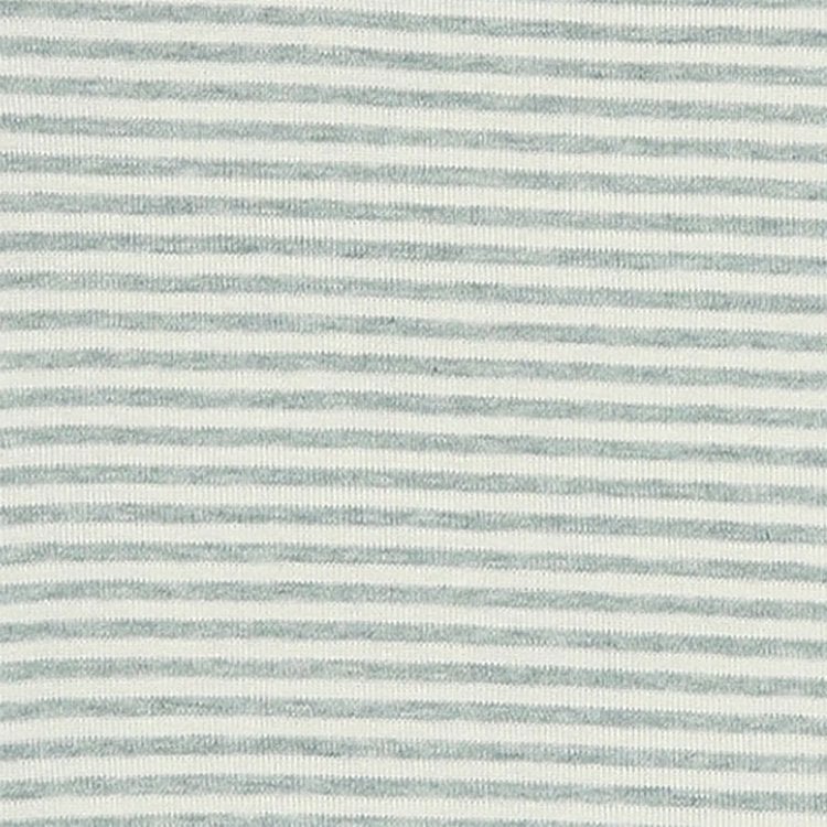 Bio Baby Langarmshirt Aqua Gestreift – Weiche Baumwolle – Detailansicht 5