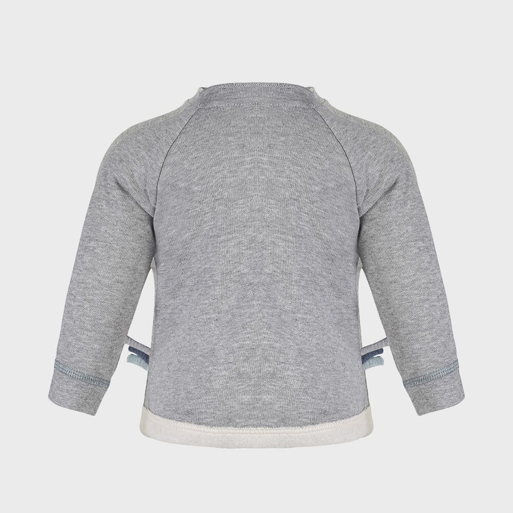 OrganicEra Bio-Baby-Sweatshirt, Grau
