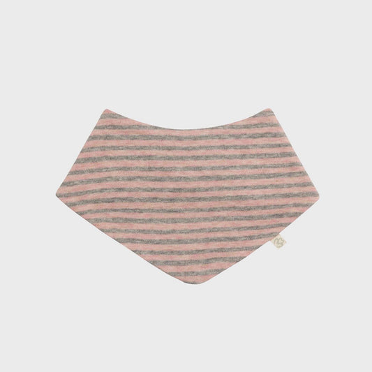 Bio Baby Lätzchen Rose – Baumwoll Halstuch für Zahnen – Detailansicht 2