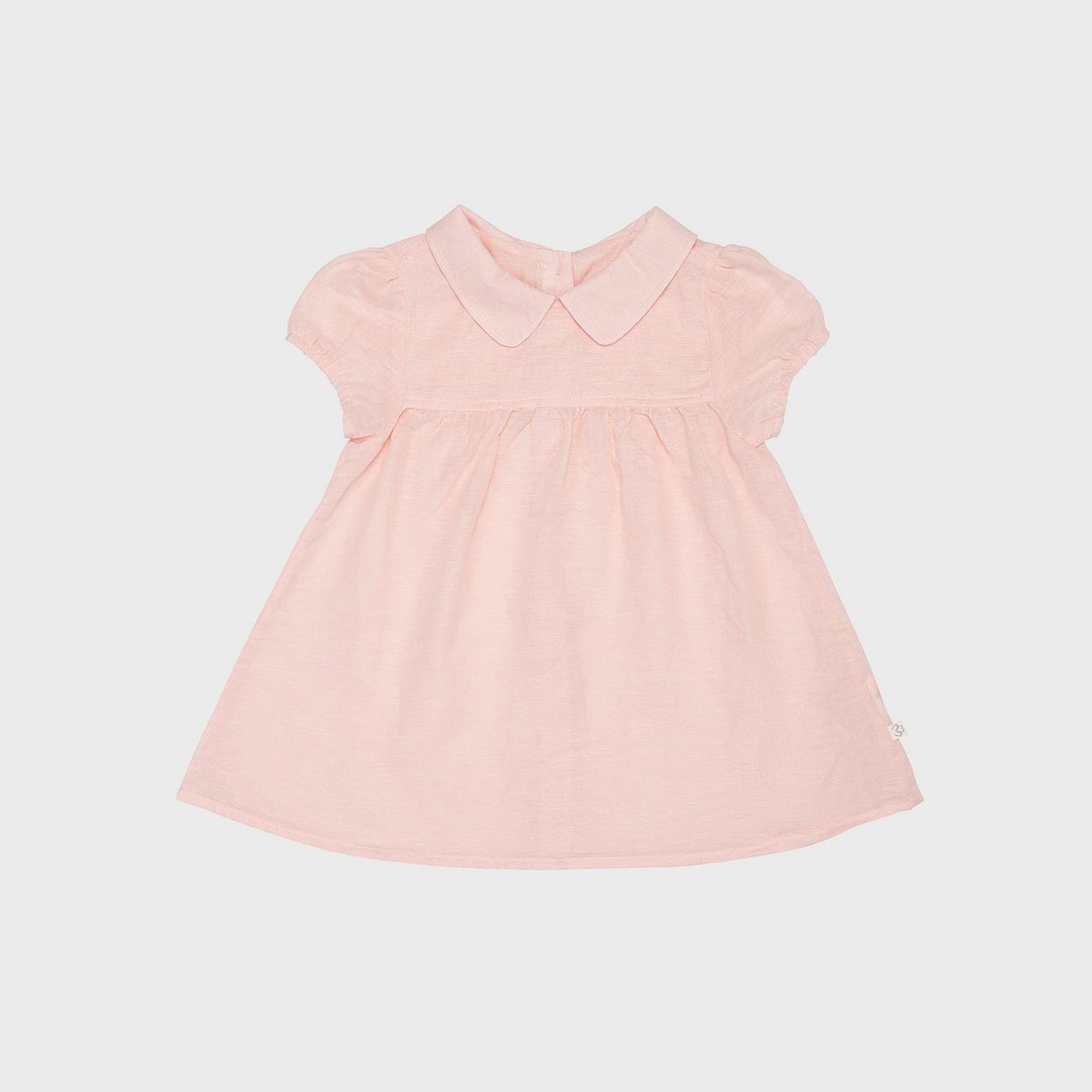 Bio Hanf-Baumwoll Babykleid Rosé