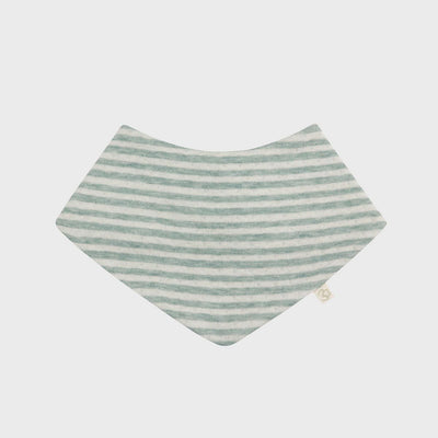 Bio Baby Sabberlätzchen Aqua aus Bio-Baumwolle, saugfähig und verstellbar für Babys beim Zahnen.