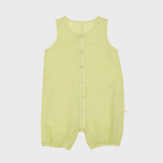 OrganicEra Bio-Hanf-Baby-Strampler, Apfelgrün