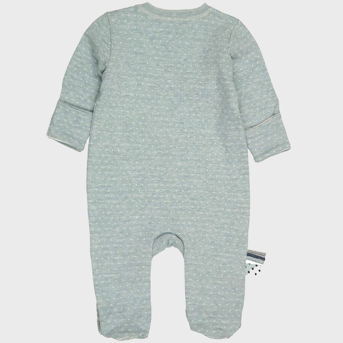 OrganicEra Bio-Schlafanzug für Babys mit Füßen, Aqua
