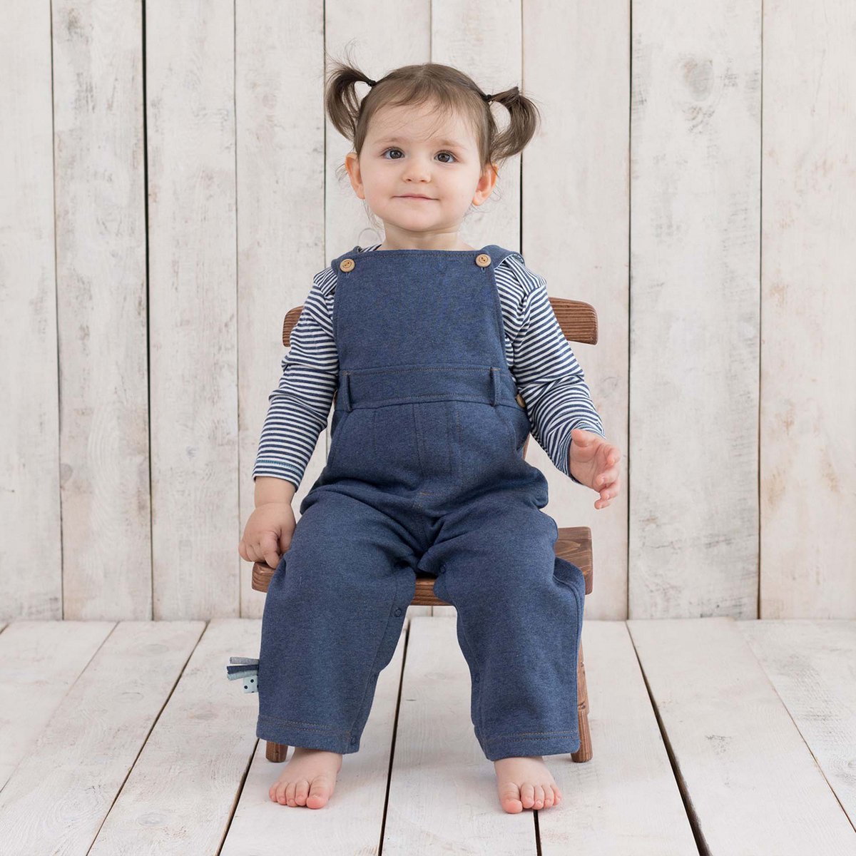 OrganicEra Bio-Baby-Latzhose, Indigo