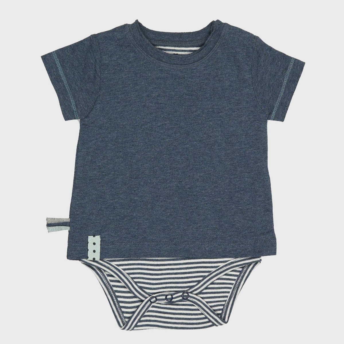 OrganicEra Organic Baby S/S T-Shirt Body, Indigo