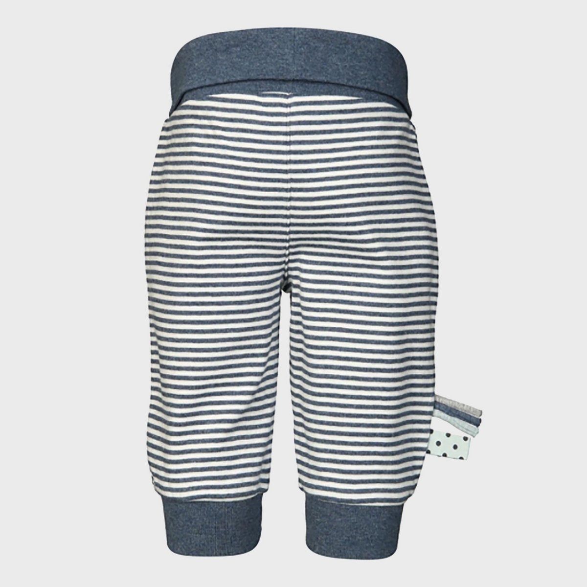 OrganicEra Bio-Babyhose mit Gummiband, Indigo gestreift