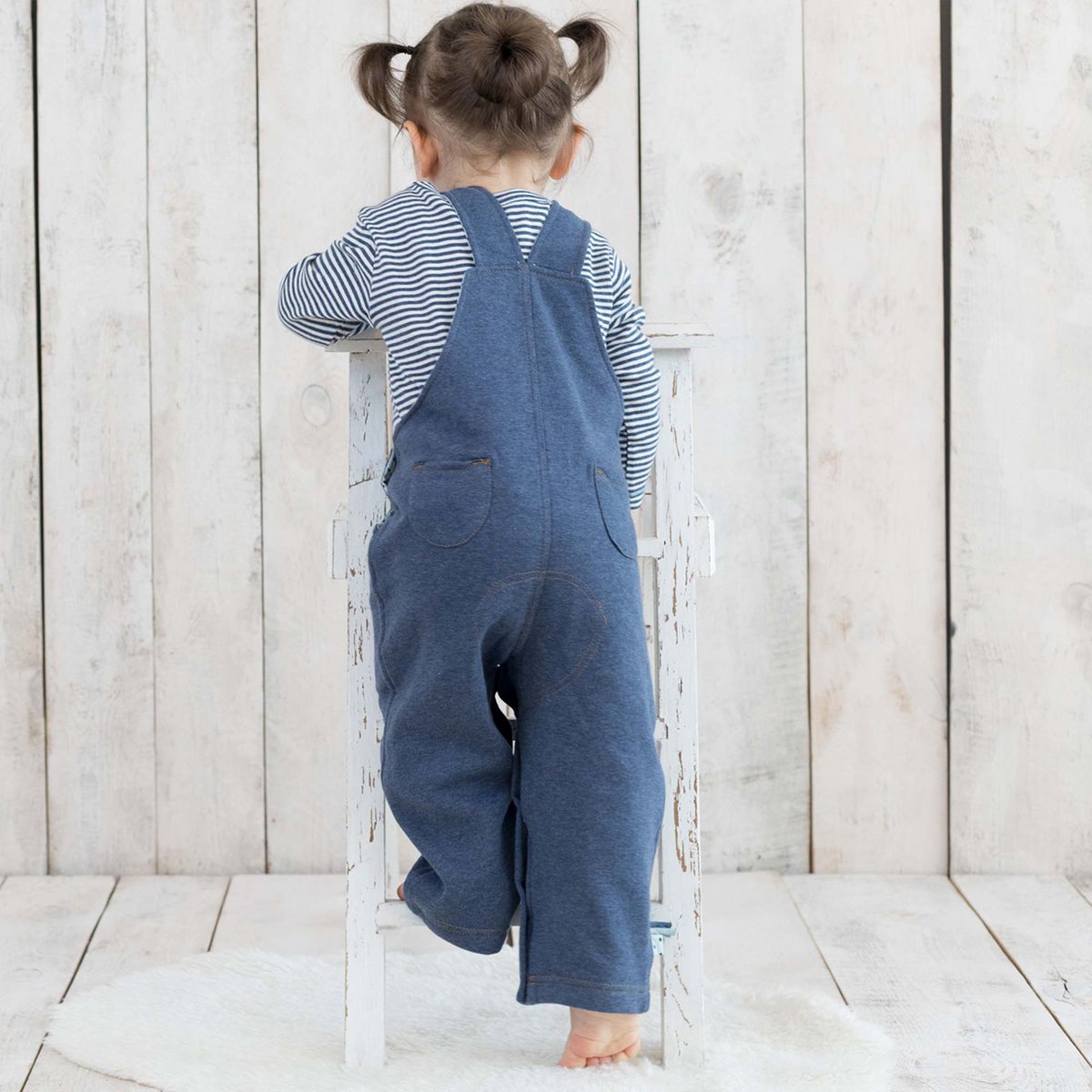 OrganicEra Bio-Baby-Latzhose, Indigo