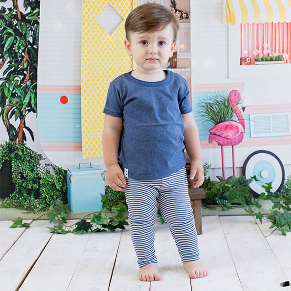 OrganicEra Organic Baby S/S T-Shirt, Indigo