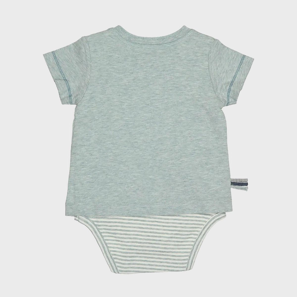 OrganicEra Organic Baby S/S T-Shirt Body, Aqua