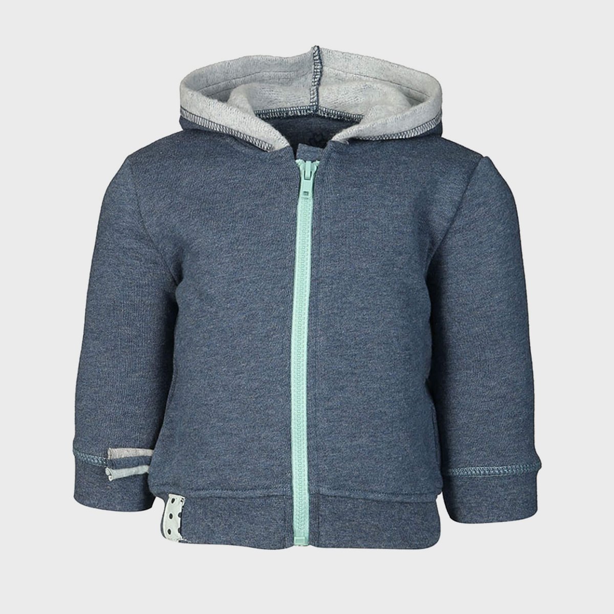 OrganicEra Bio-Baby-Kapuzenjacke, Indigo