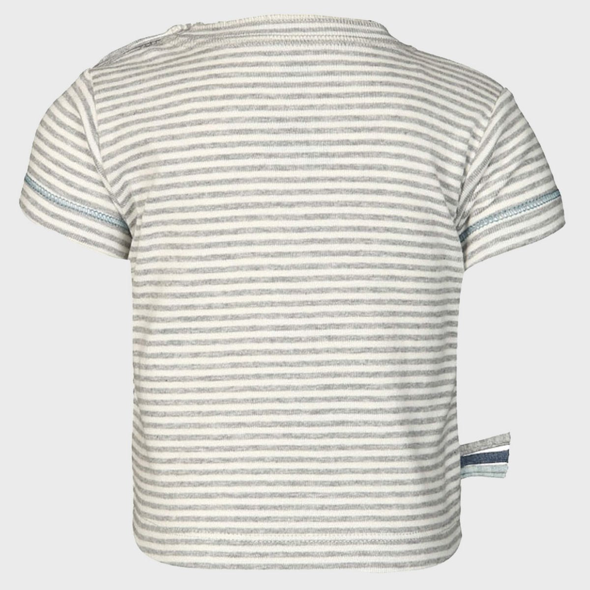 OrganicEra Organic Baby S/S T-Shirt, grau gestreift