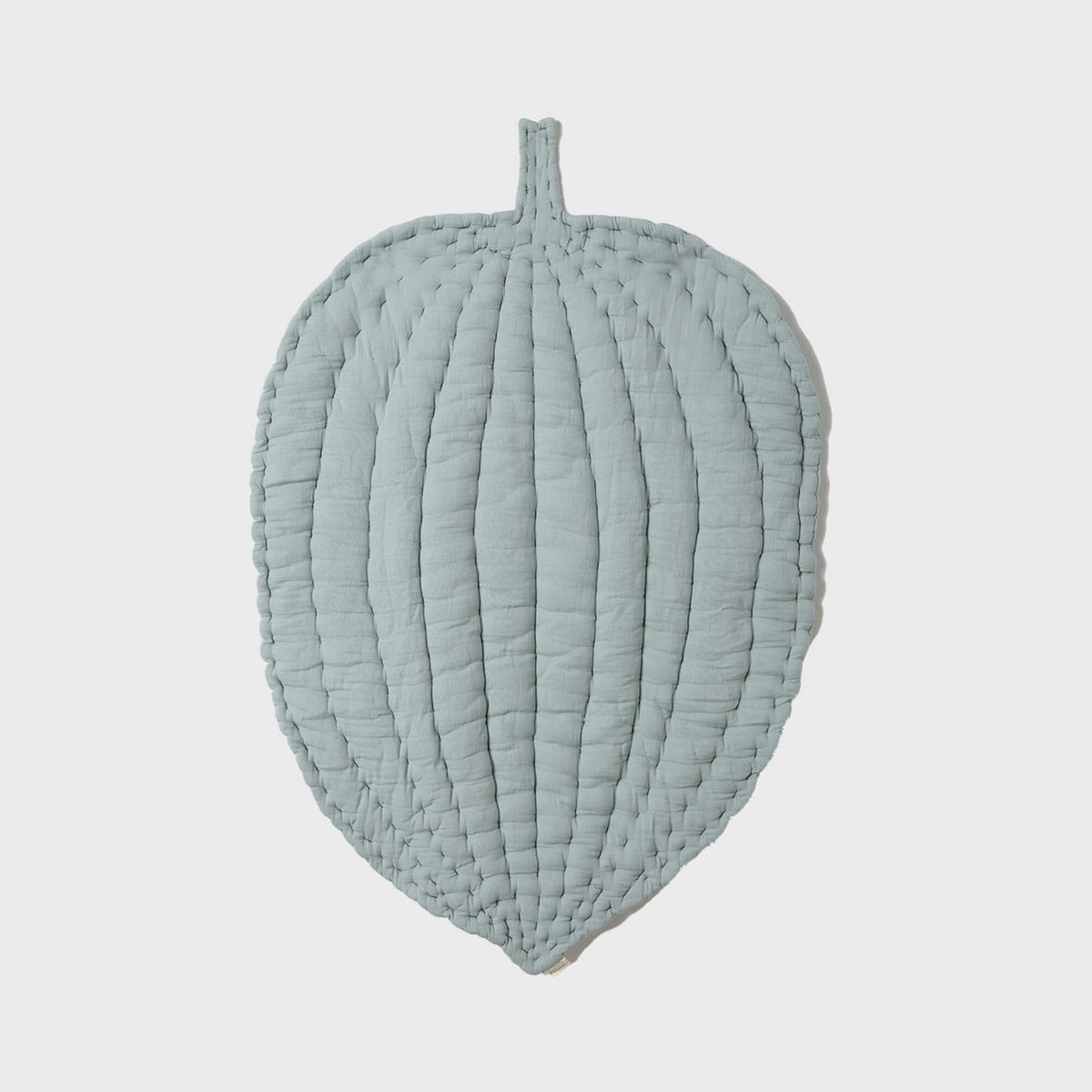 OrganicEra Bio-Musselin-Blattmatte- Gepolstert, Aqua