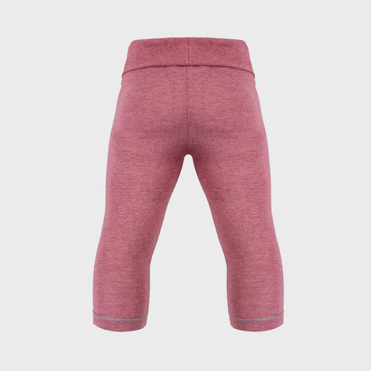 Bio Baby Leggings Bordeaux – Weiche Baumwoll Hose – Detailansicht 2