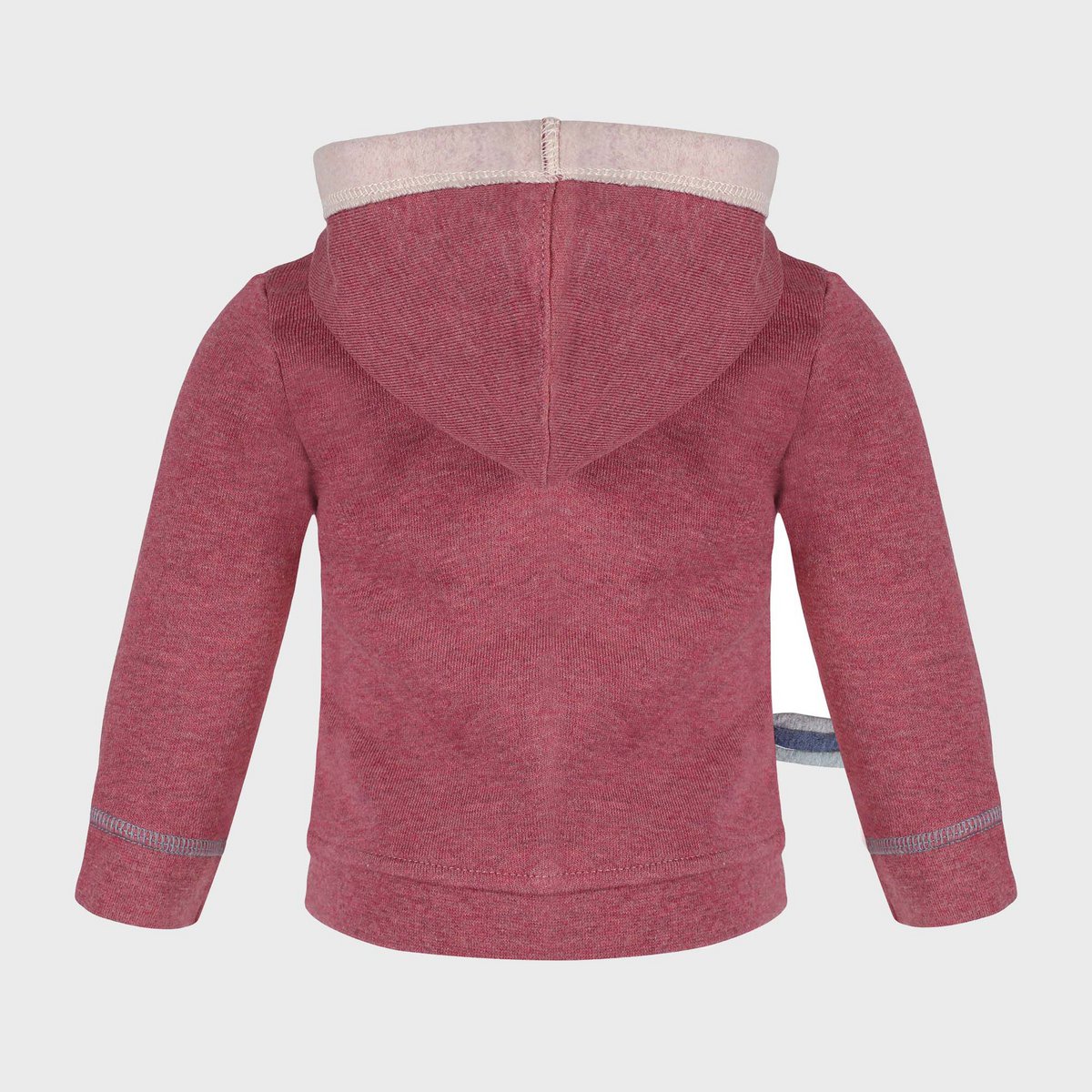 Bio Baby Kapuzenjacke aus Bio-Baumwolle – Kuschelig, Warm & Weich | Bordeaux