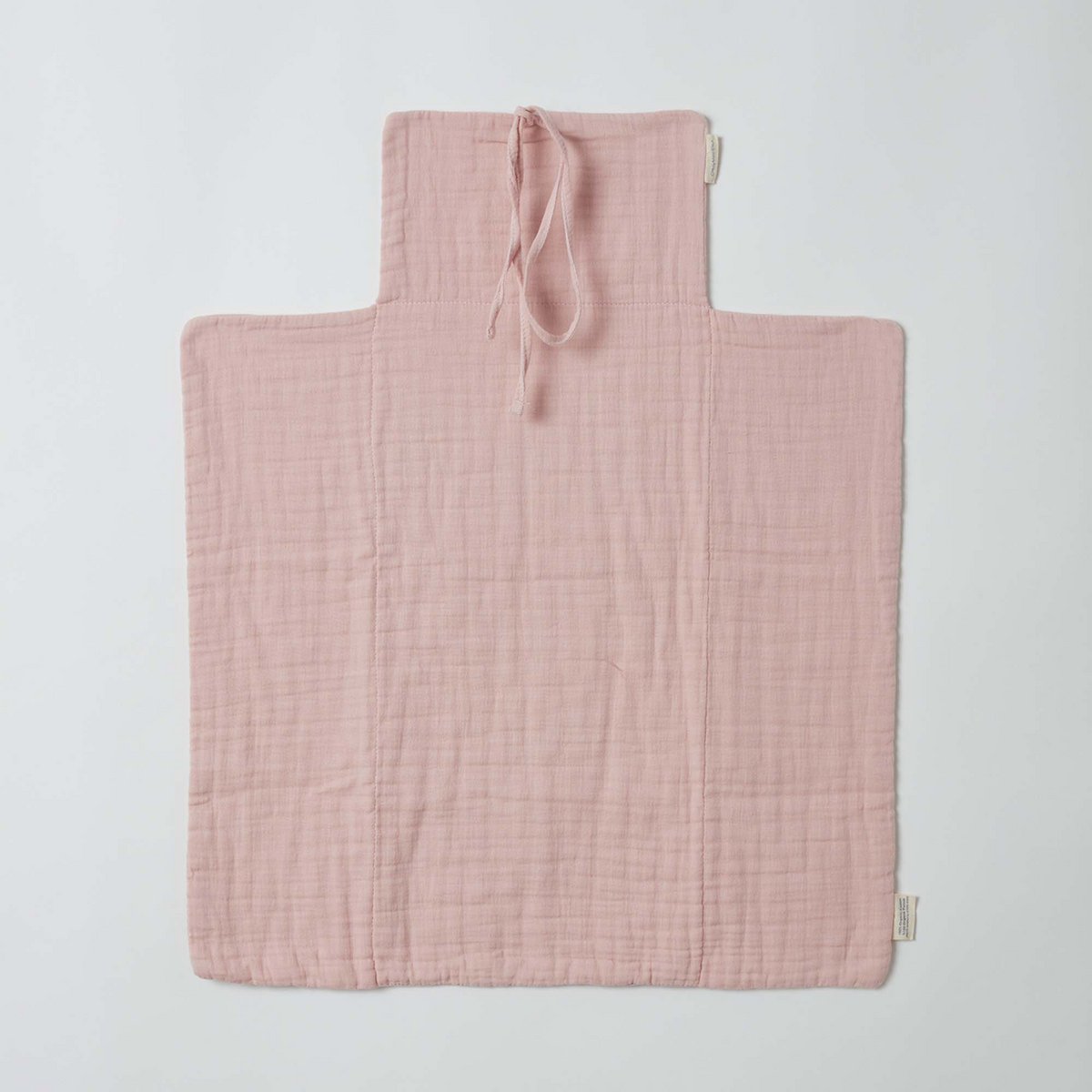 Materassino fasciatoio in mussola biologica, rosa – pieghevole, morbido & Assorbente per quando sei in giro