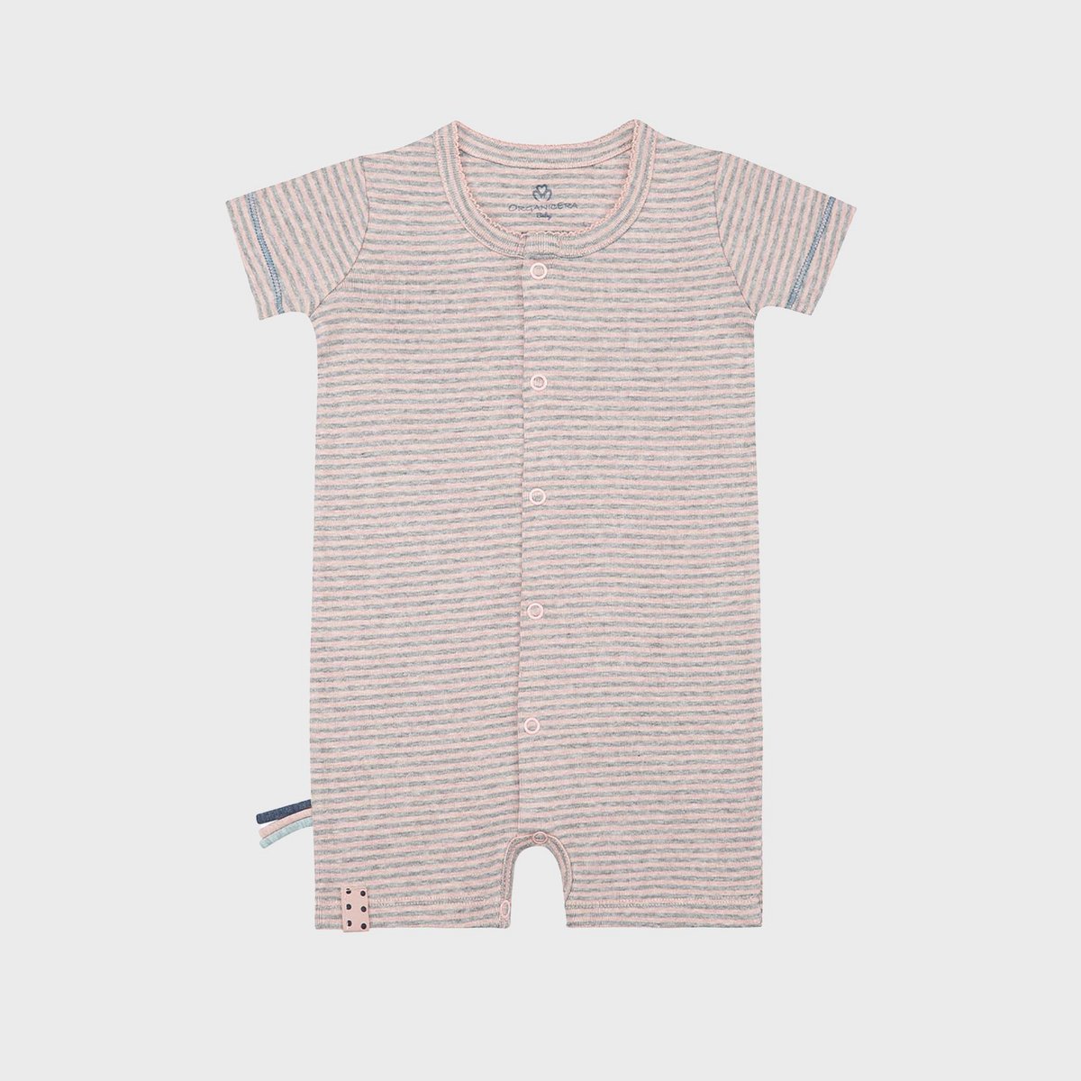 OrganicEra Bio-Baby-Strampler, Rose
