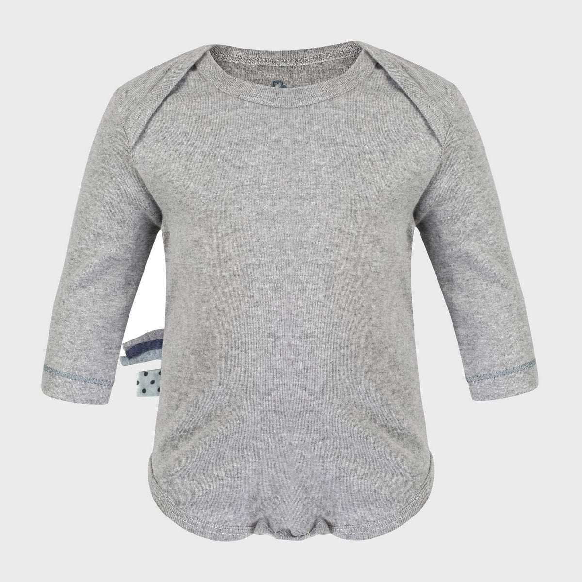 OrganicEra Organic Baby L/S Body, Grau