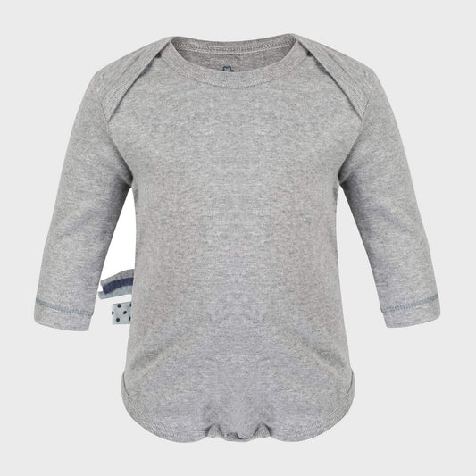 OrganicEra Organic Baby L/S Body, Grau