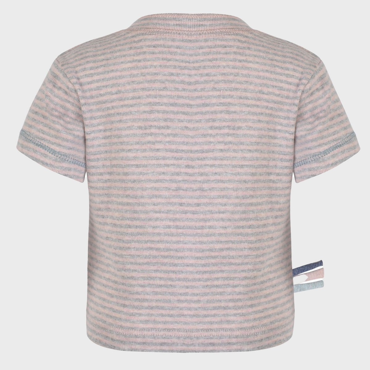 OrganicEra Organic Baby S/S T-Shirt, Rose gestreift