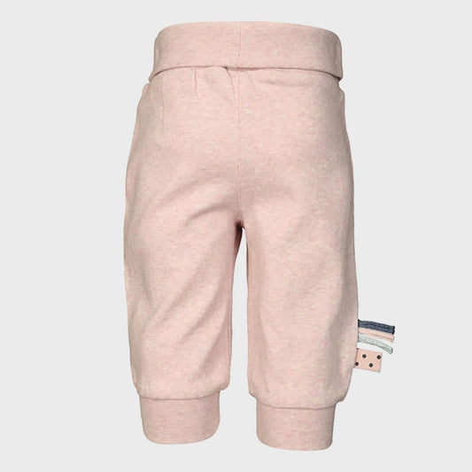 Bio Babyhose Rose Melange mit Komfortbund – Detailansicht 2