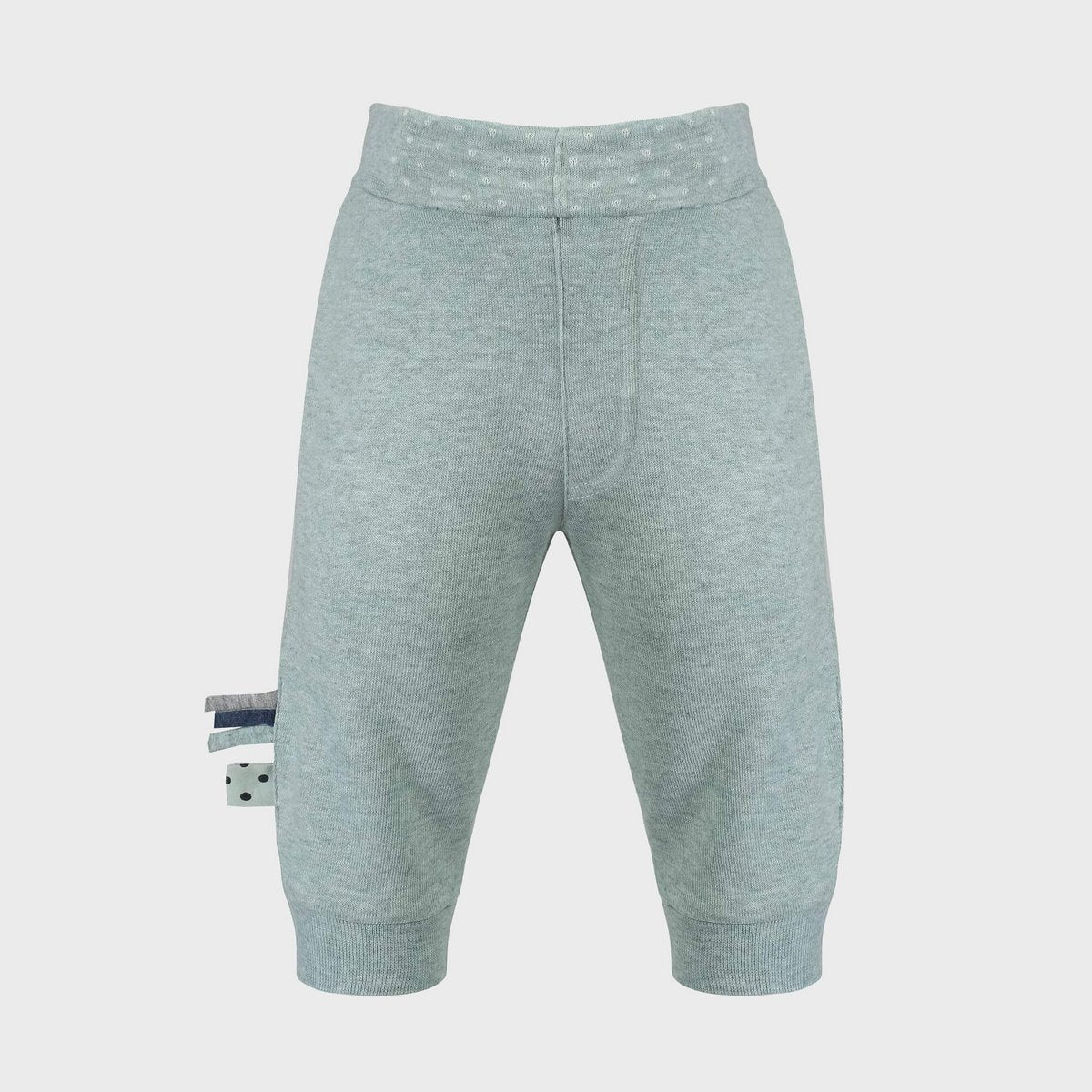 Pantaloni da jogging biologici per bambini Aqua | Comodi pantaloni in cotone con cintura comfort