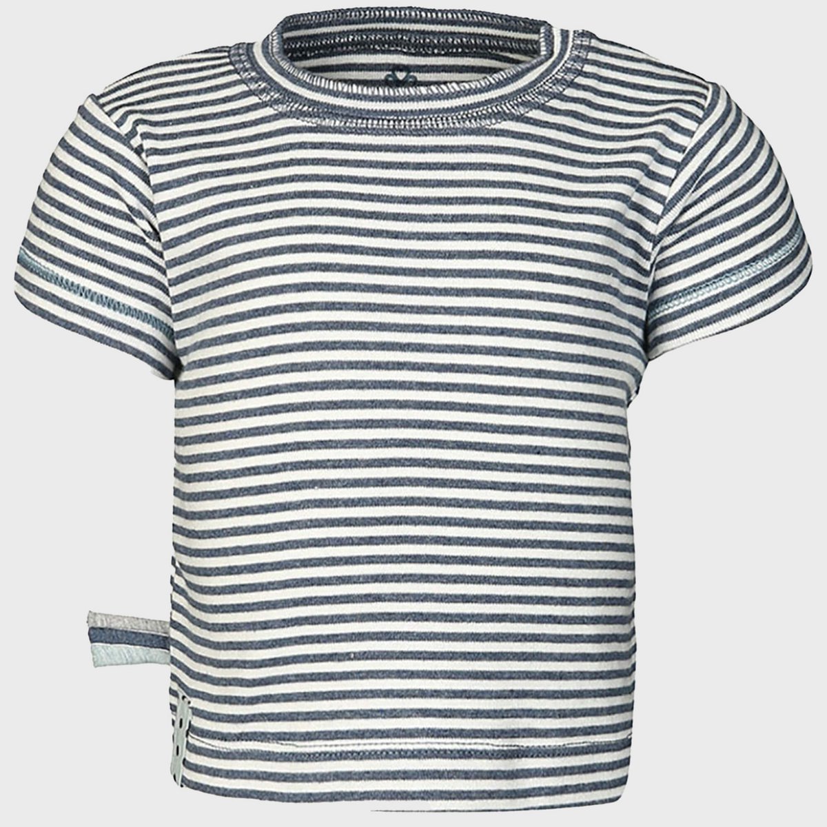 OrganicEra Organic Baby S/S T-Shirt, Indigo gestreift