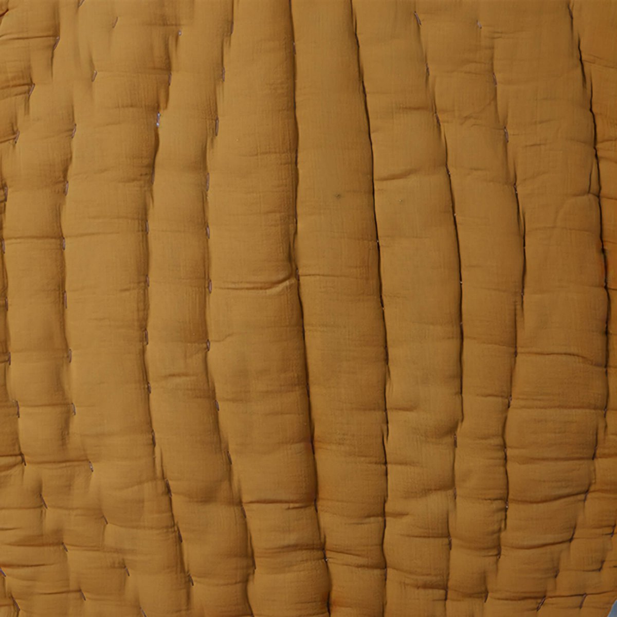 OrganicEra Organic Musselin- Leaf Mat- Padded, Senf