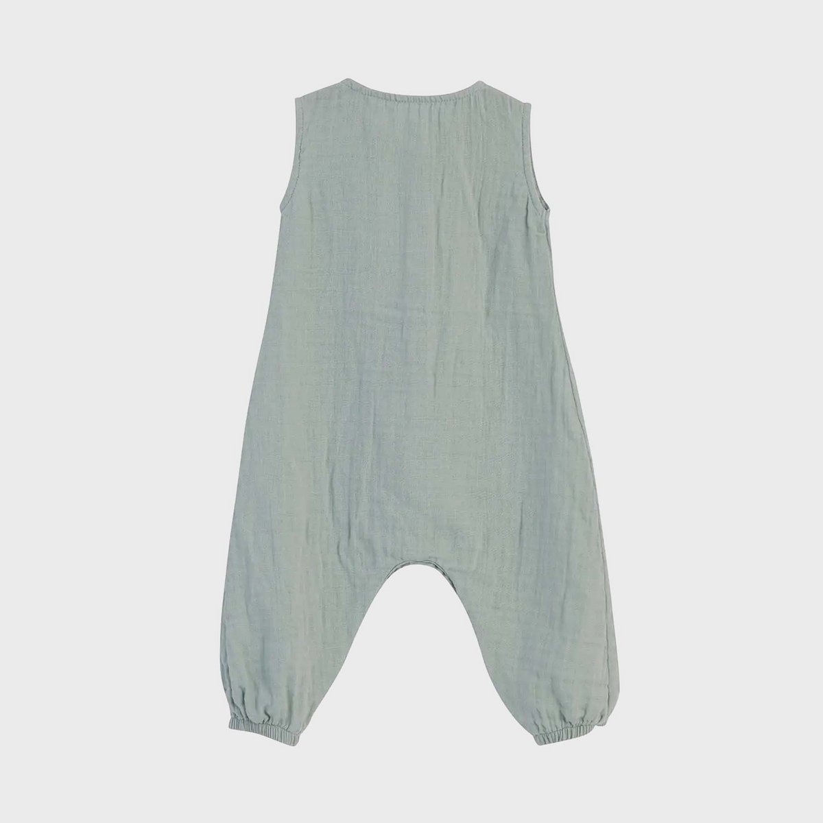 OrganicEra Bio-Musselin-Overall, Aqua