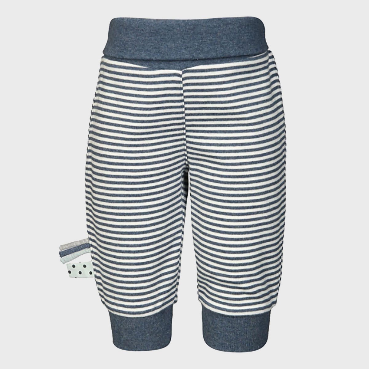OrganicEra Bio-Babyhose mit Gummiband, Indigo gestreift