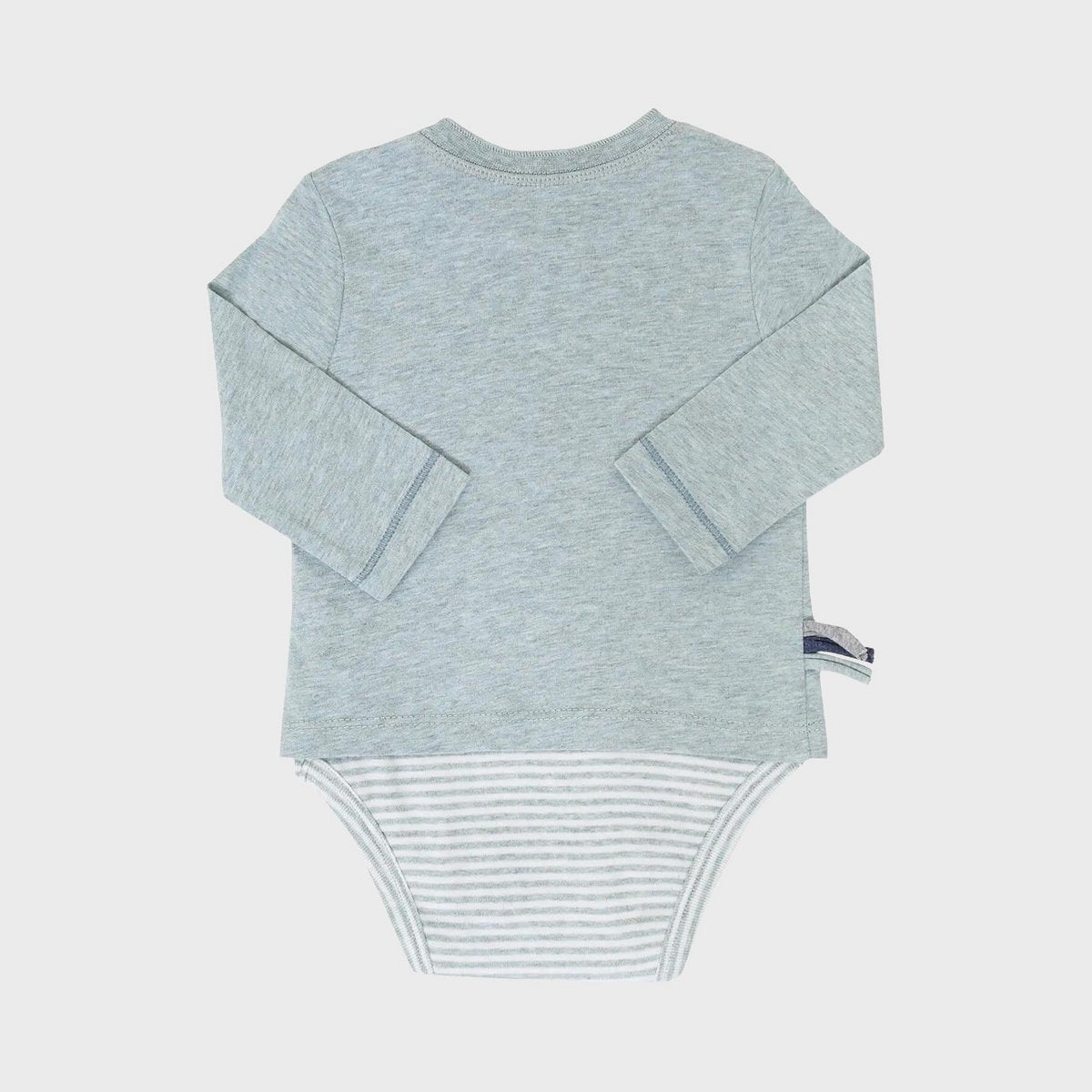 OrganicEra Organic Baby L/S T-Shirt Body, Aqua