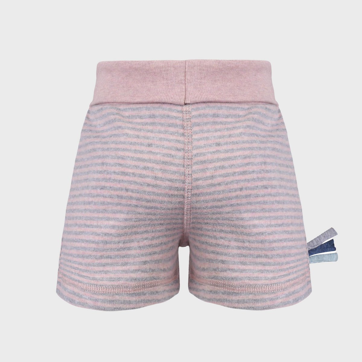 OrganicEra Bio-Baby-Shorts, rosa gestreift