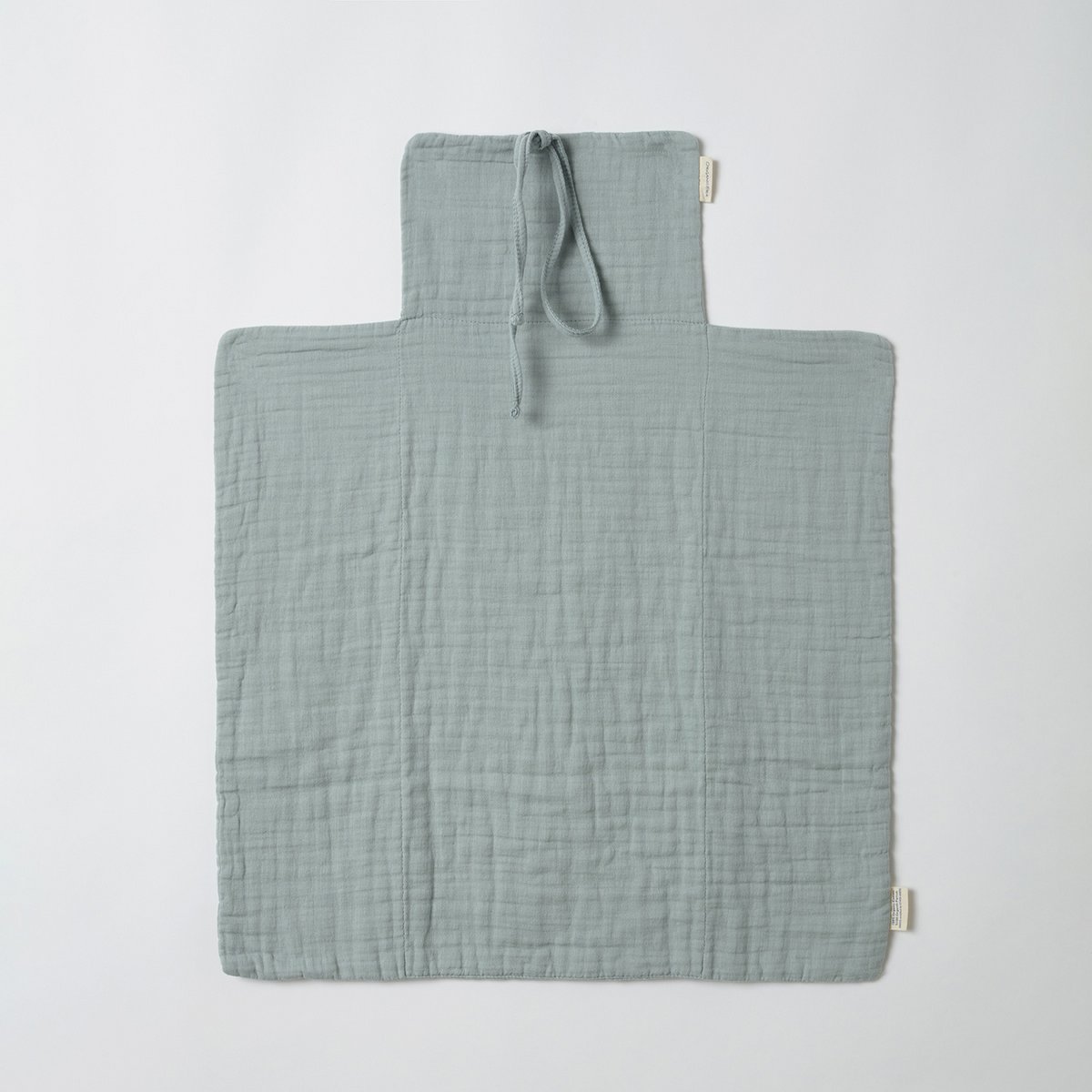 Materassino fasciatoio in mussola biologica Aqua – Pieghevole, assorbente & Morbido per gli spostamenti | Include 2 panni in mussola