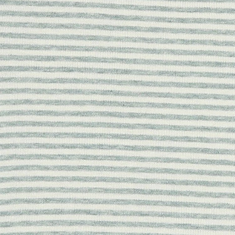 OrganicEra Organic Baby L/S Kimono Body, Aqua gestreift